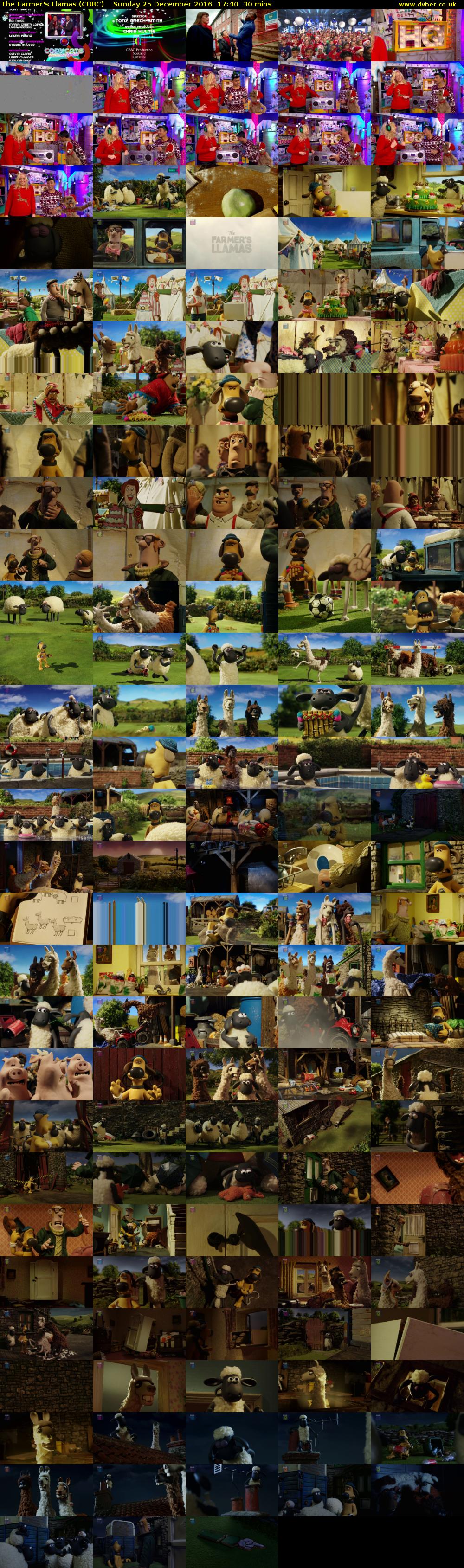 The Farmer's Llamas (CBBC) Sunday 25 December 2016 17:40 - 18:10