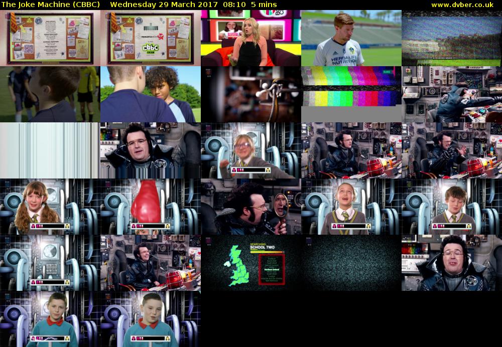 The Joke Machine (CBBC) Wednesday 29 March 2017 08:10 - 08:15