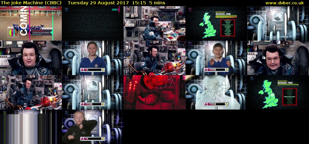 The Joke Machine (CBBC) Tuesday 29 August 2017 15:15 - 15:20