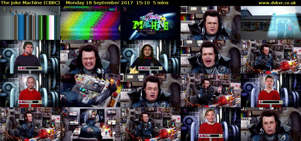 The Joke Machine (CBBC) Monday 18 September 2017 15:10 - 15:15