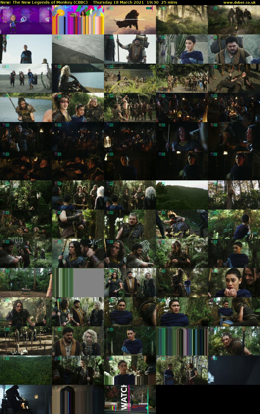 The New Legends of Monkey (CBBC) Thursday 18 March 2021 19:30 - 19:55