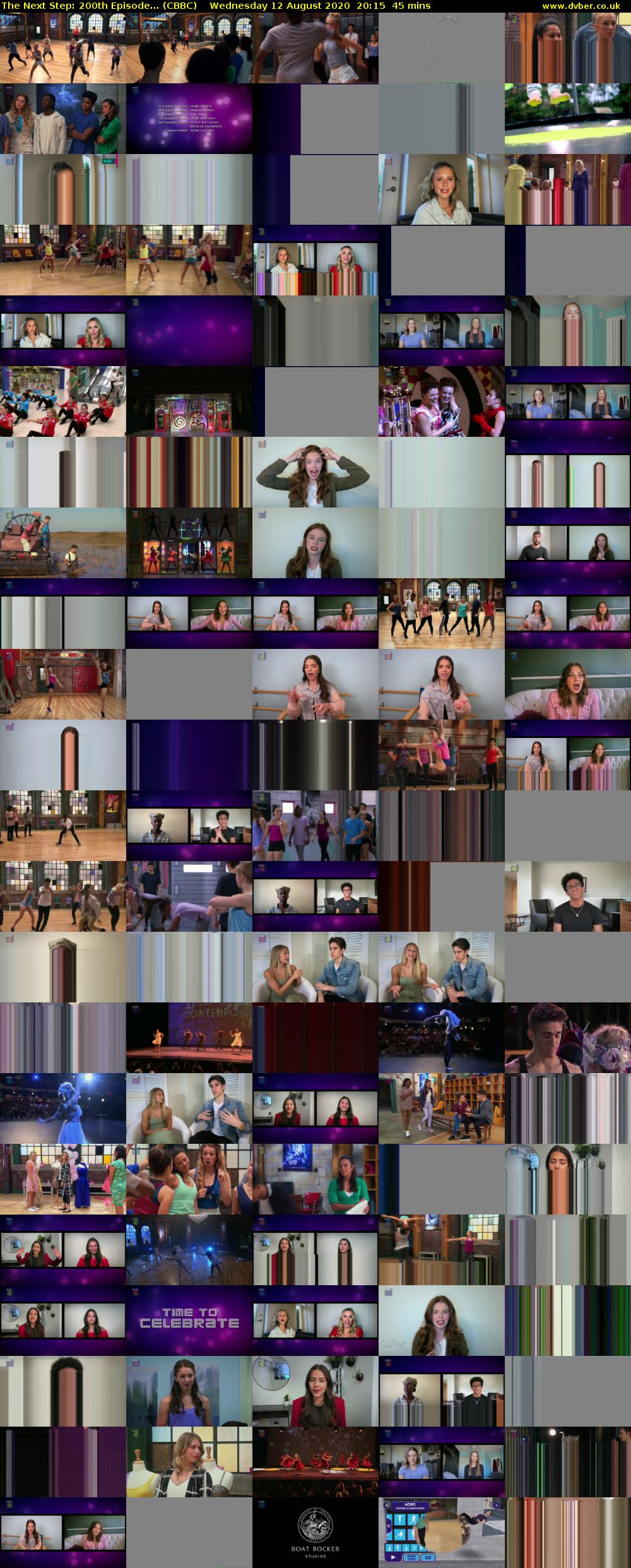 The Next Step: 200th Episode... (CBBC) Wednesday 12 August 2020 20:15 - 21:00