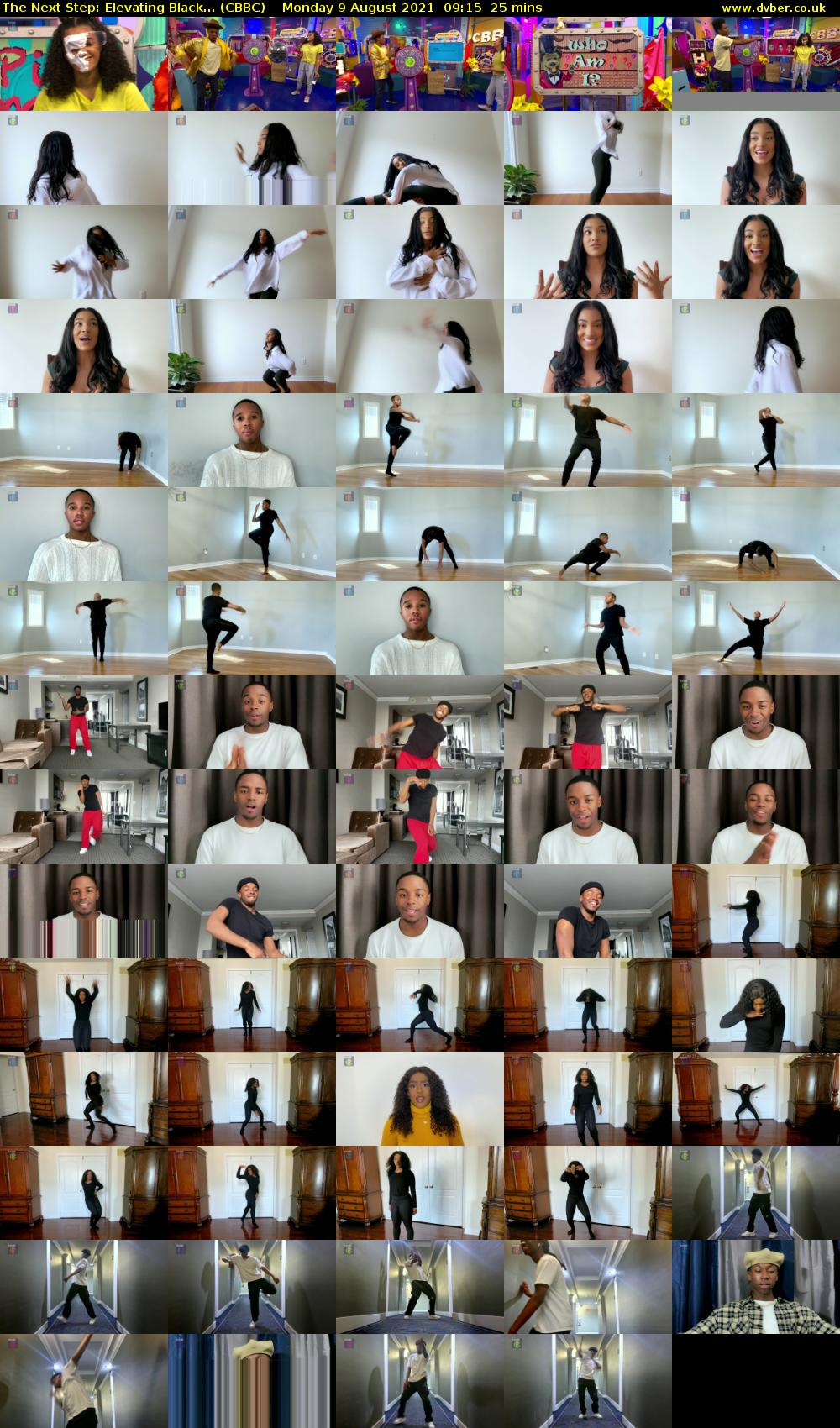 The Next Step: Elevating Black... (CBBC) Monday 9 August 2021 09:15 - 09:40