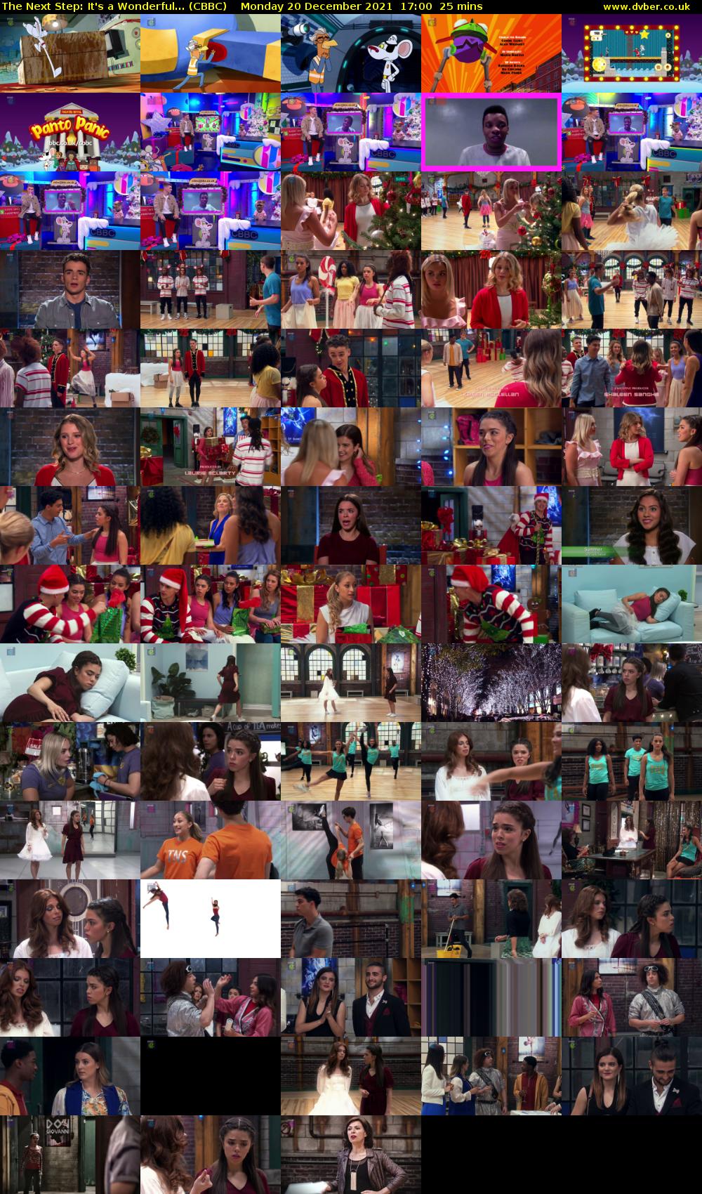 The Next Step: It's a Wonderful... (CBBC) Monday 20 December 2021 17:00 - 17:25