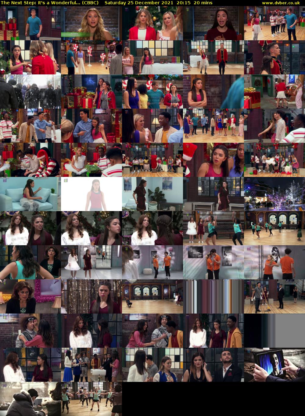 The Next Step: It's a Wonderful... (CBBC) Saturday 25 December 2021 20:15 - 20:35