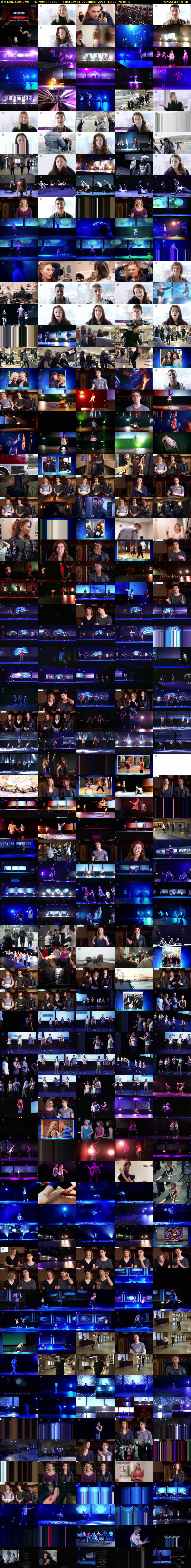 The Next Step Live - The Movie (CBBC) Saturday 31 December 2016 19:00 - 20:15