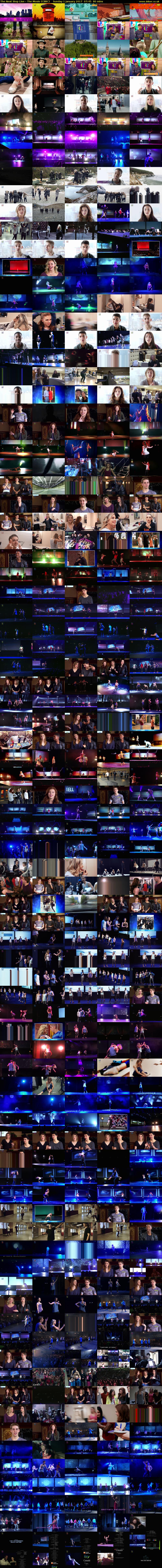 The Next Step Live - The Movie (CBBC) Sunday 1 January 2017 07:45 - 09:05