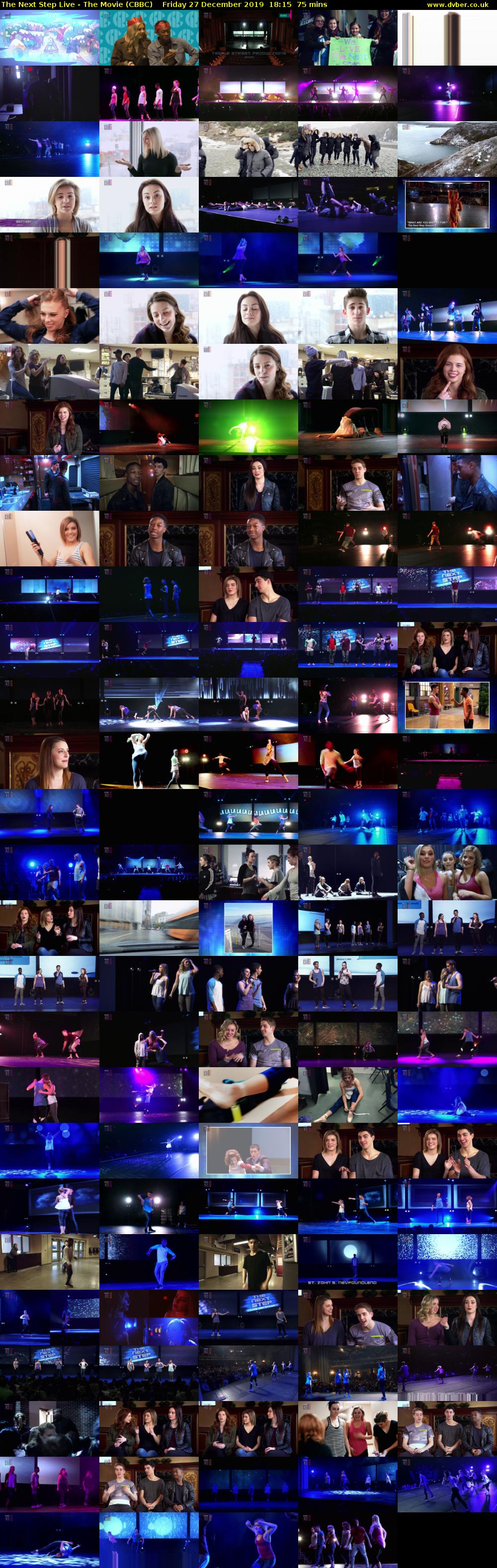 The Next Step Live - The Movie (CBBC) Friday 27 December 2019 18:15 - 19:30