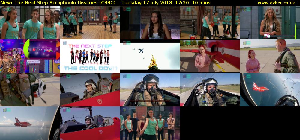 The Next Step Scrapbook: Rivalries (CBBC) Tuesday 17 July 2018 17:20 - 17:30