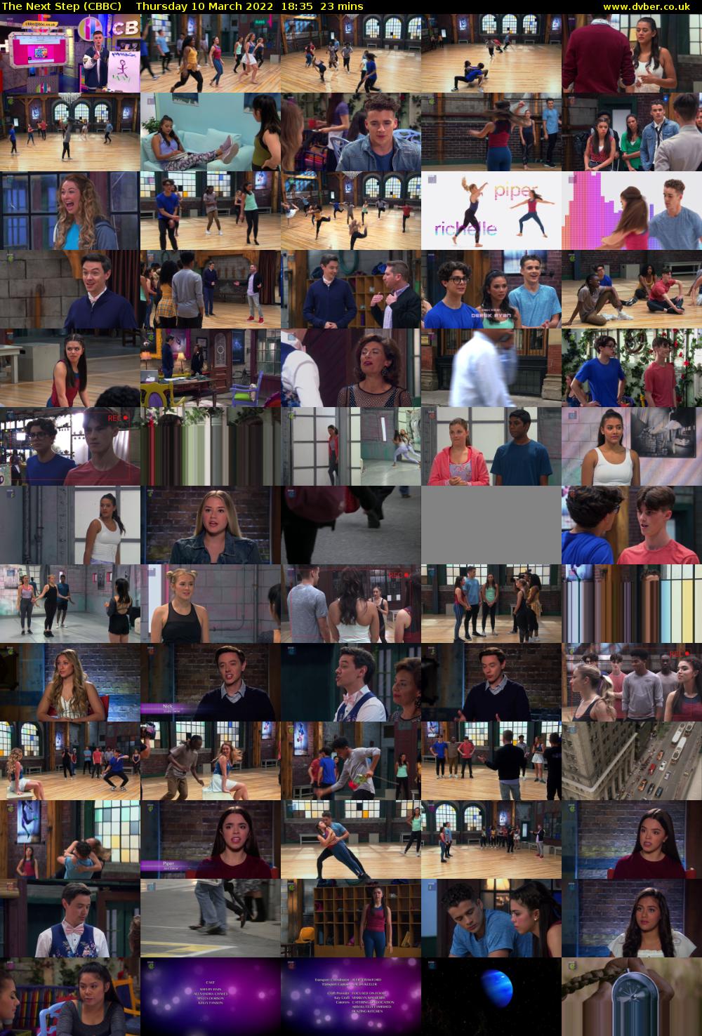 The Next Step (CBBC) Thursday 10 March 2022 18:35 - 18:58