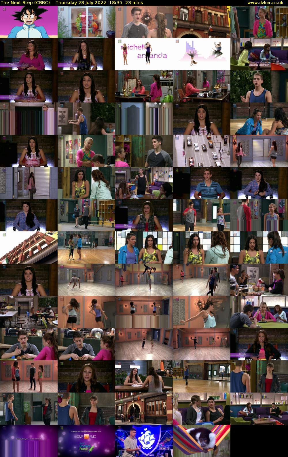 The Next Step (CBBC) Thursday 28 July 2022 18:35 - 18:58