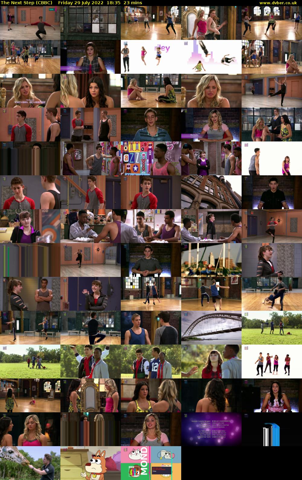 The Next Step (CBBC) Friday 29 July 2022 18:35 - 18:58