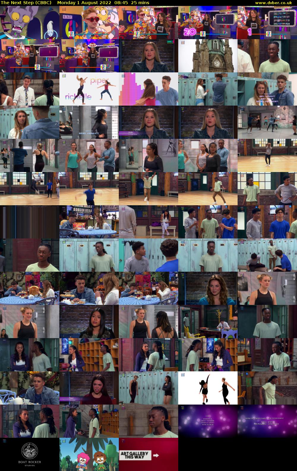 The Next Step (CBBC) Monday 1 August 2022 08:45 - 09:10