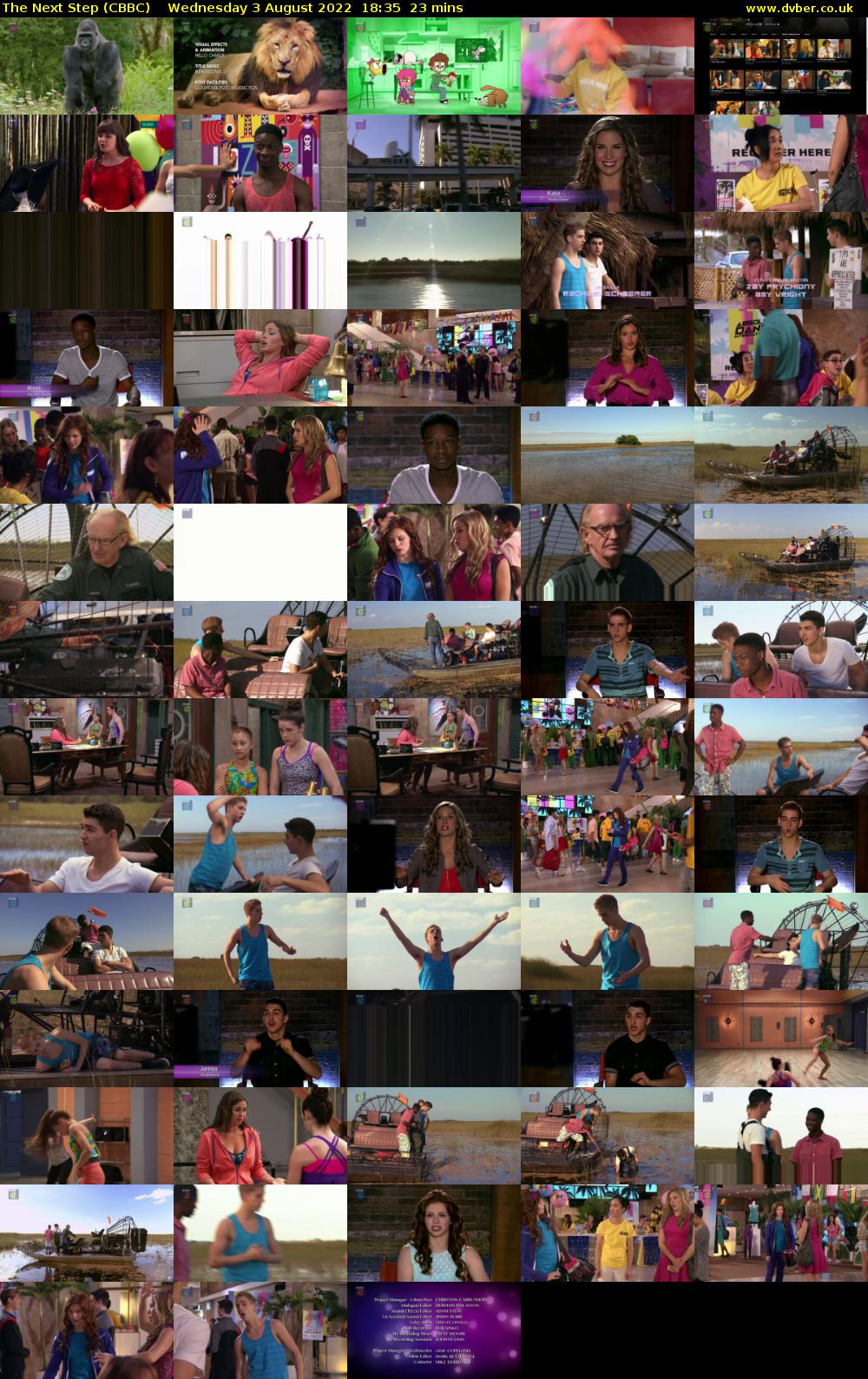 The Next Step (CBBC) Wednesday 3 August 2022 18:35 - 18:58