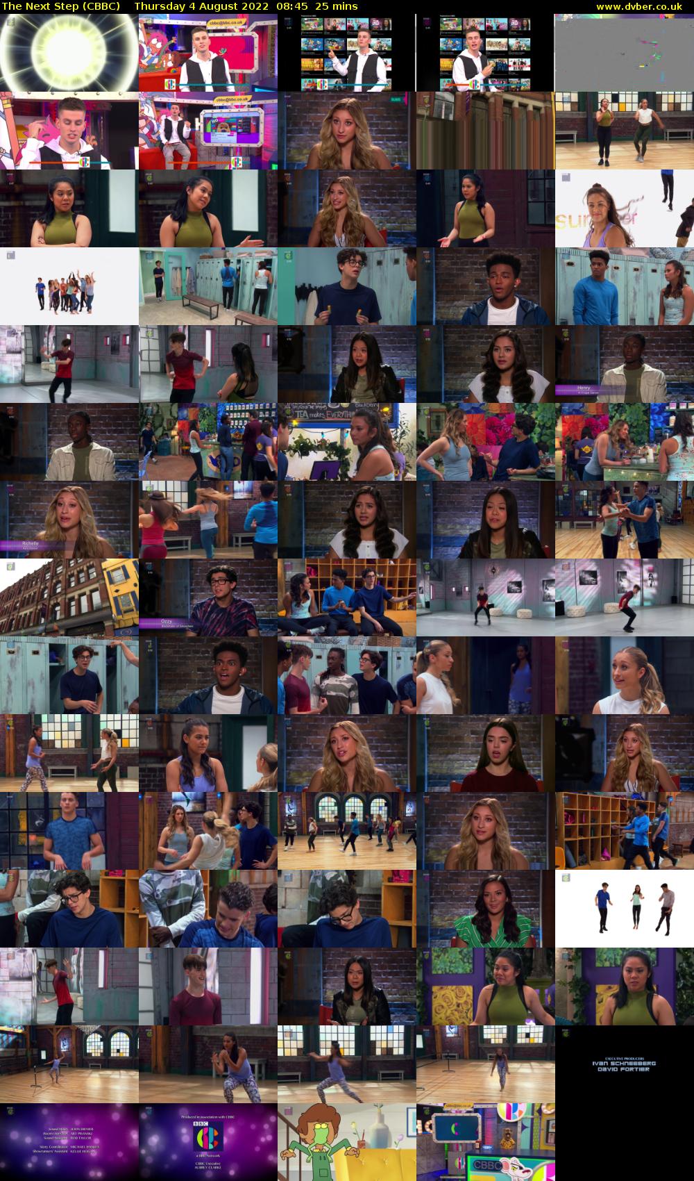 The Next Step (CBBC) Thursday 4 August 2022 08:45 - 09:10