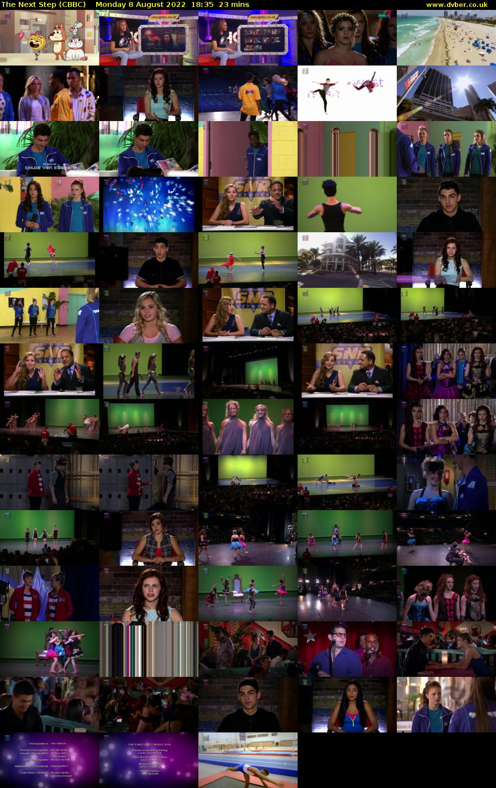 The Next Step (CBBC) Monday 8 August 2022 18:35 - 18:58