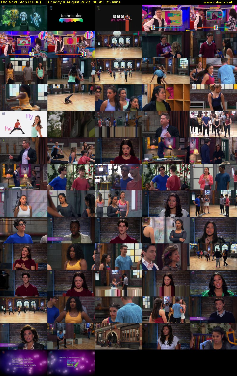 The Next Step (CBBC) Tuesday 9 August 2022 08:45 - 09:10