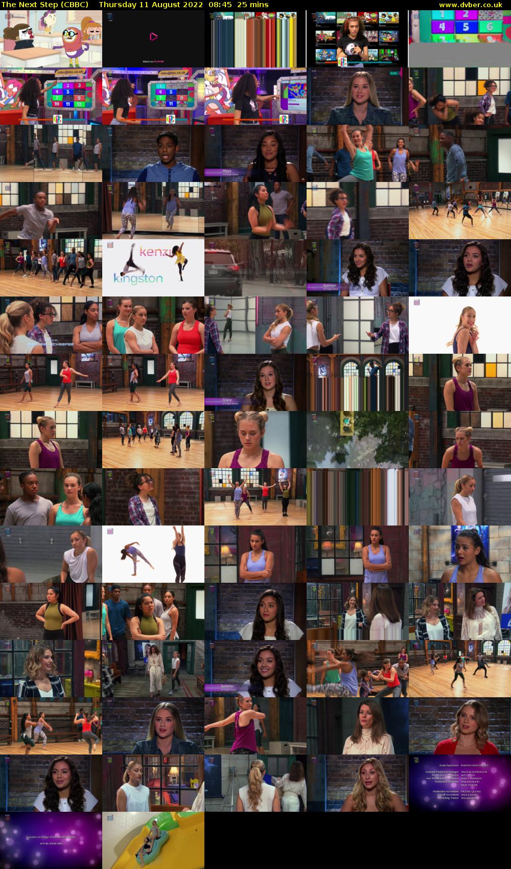The Next Step (CBBC) Thursday 11 August 2022 08:45 - 09:10