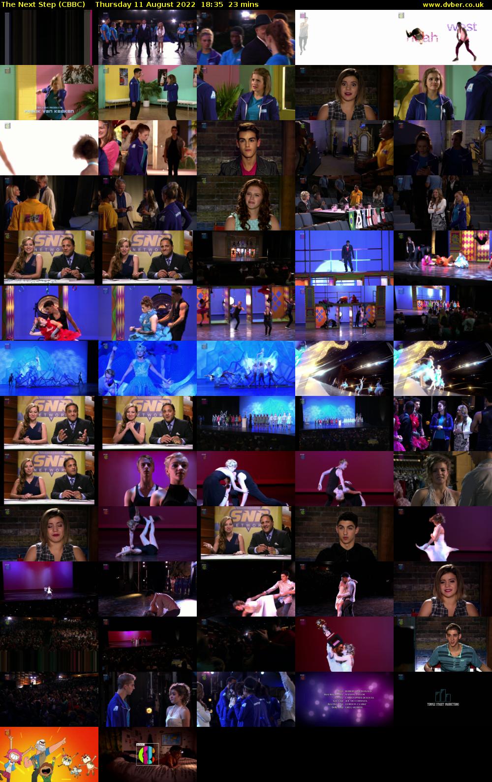 The Next Step (CBBC) Thursday 11 August 2022 18:35 - 18:58