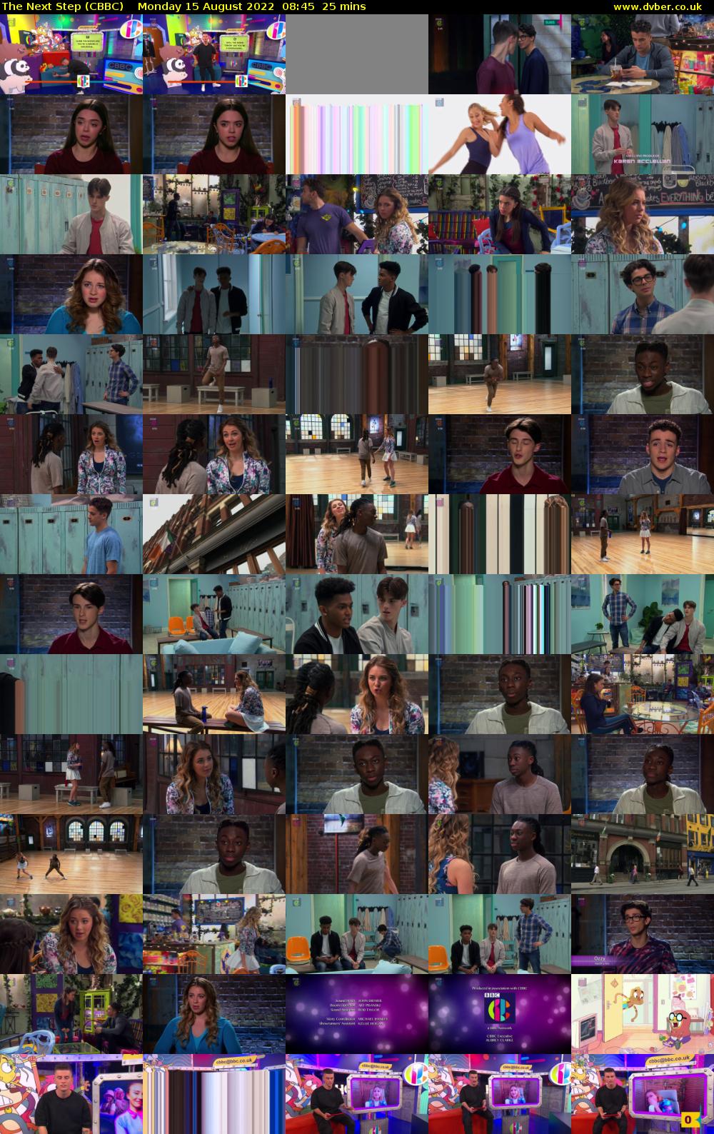 The Next Step (CBBC) Monday 15 August 2022 08:45 - 09:10