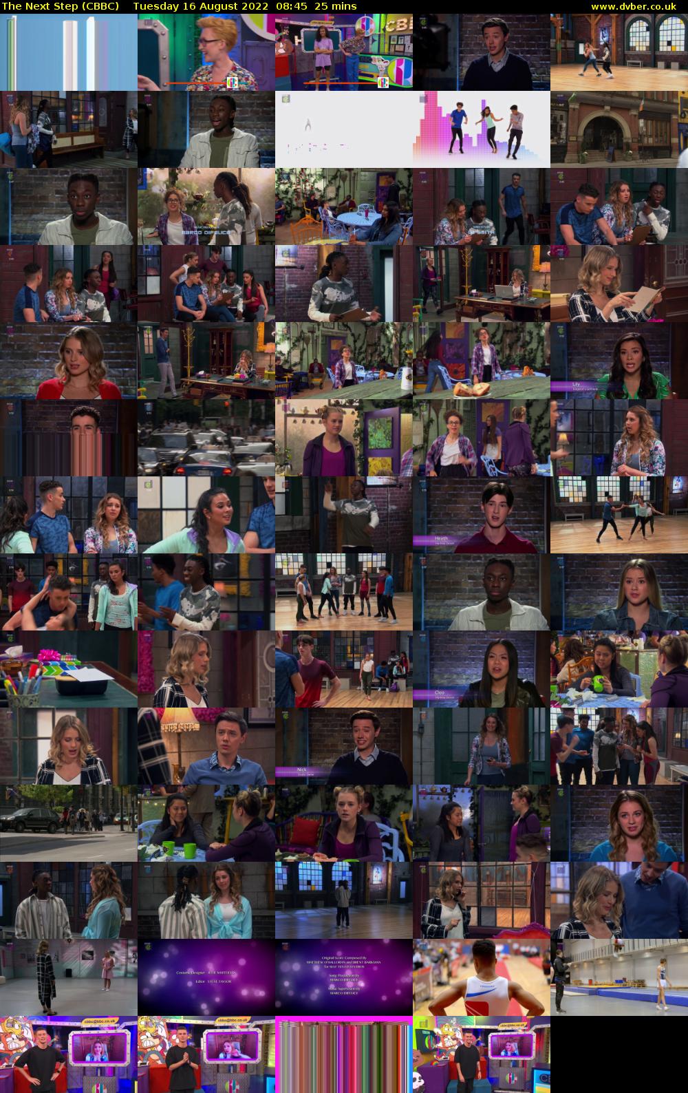 The Next Step (CBBC) Tuesday 16 August 2022 08:45 - 09:10