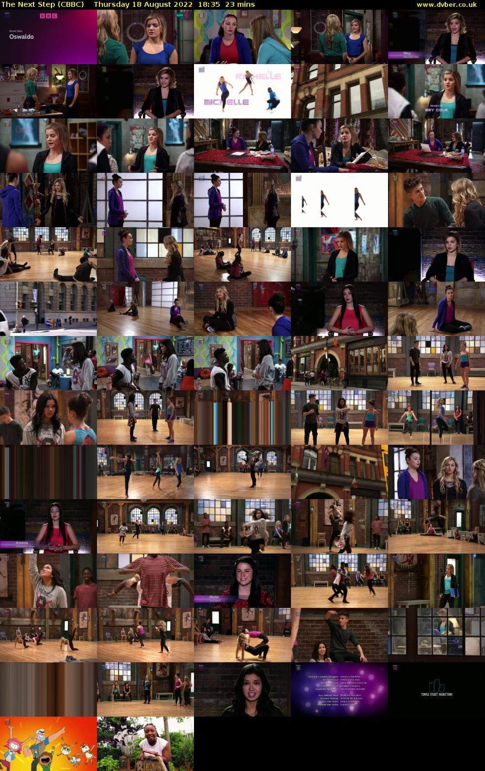 The Next Step (CBBC) Thursday 18 August 2022 18:35 - 18:58