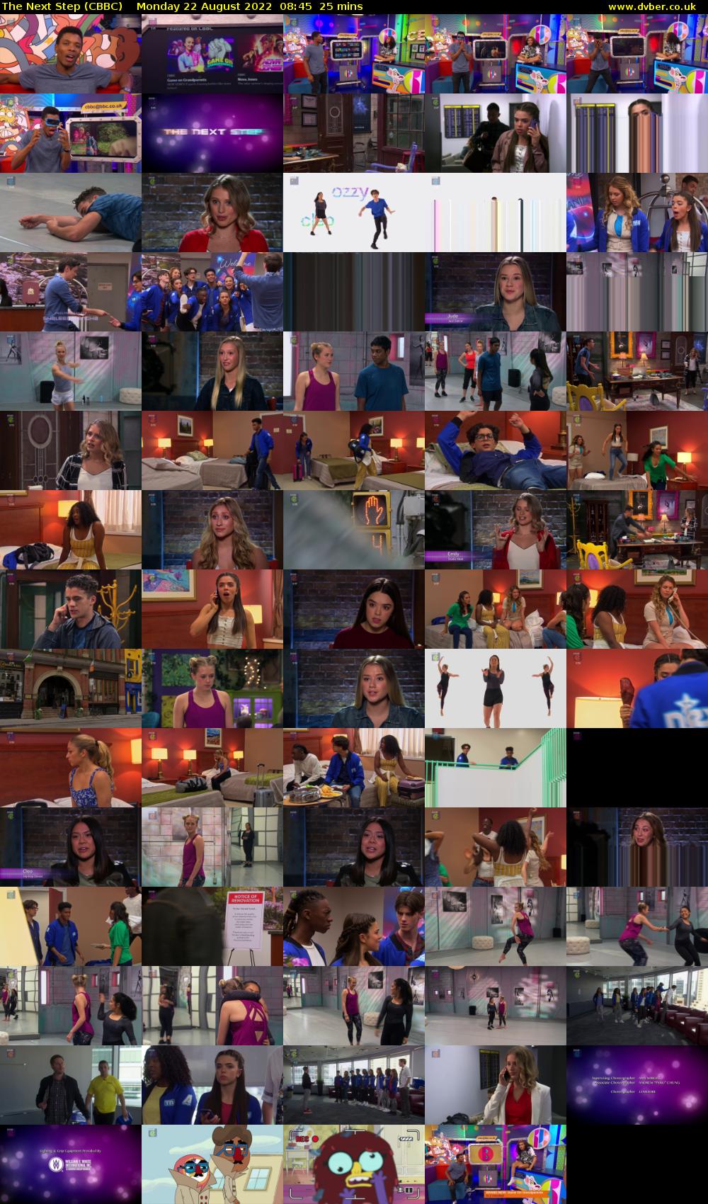 The Next Step (CBBC) Monday 22 August 2022 08:45 - 09:10