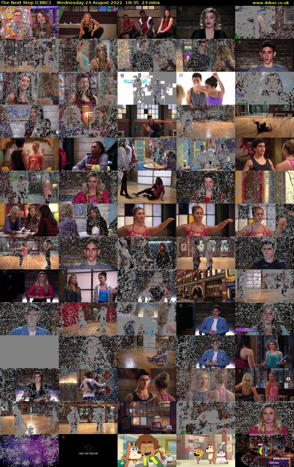 The Next Step (CBBC) Wednesday 24 August 2022 18:35 - 18:58