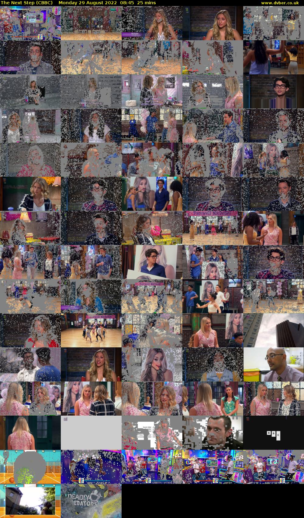 The Next Step (CBBC) Monday 29 August 2022 08:45 - 09:10