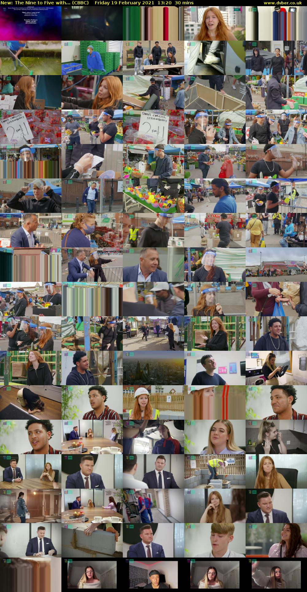 The Nine to Five with... (CBBC) Friday 19 February 2021 13:20 - 13:50