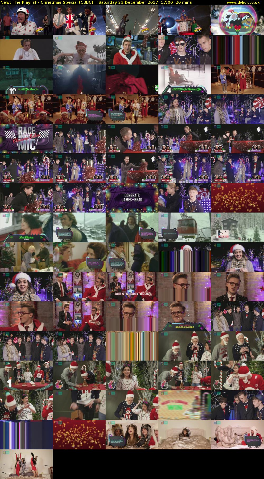 The Playlist - Christmas Special (CBBC) Saturday 23 December 2017 17:00 - 17:20