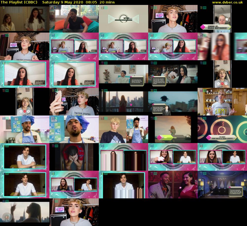 The Playlist (CBBC) Saturday 9 May 2020 08:05 - 08:25