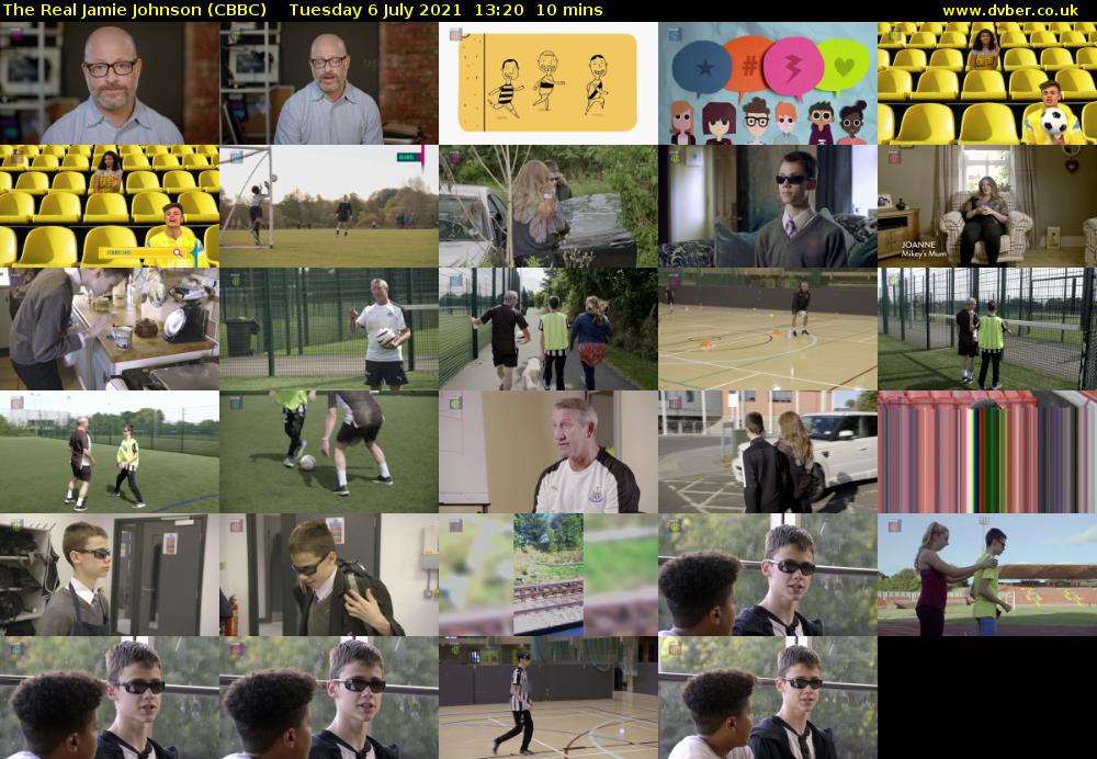 The Real Jamie Johnson (CBBC) Tuesday 6 July 2021 13:20 - 13:30