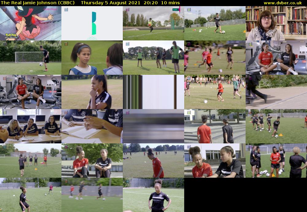 The Real Jamie Johnson (CBBC) Thursday 5 August 2021 20:20 - 20:30