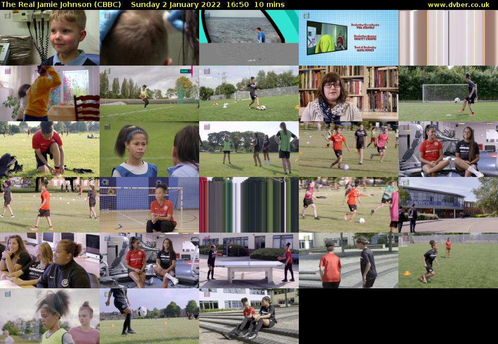 The Real Jamie Johnson (CBBC) Sunday 2 January 2022 16:50 - 17:00