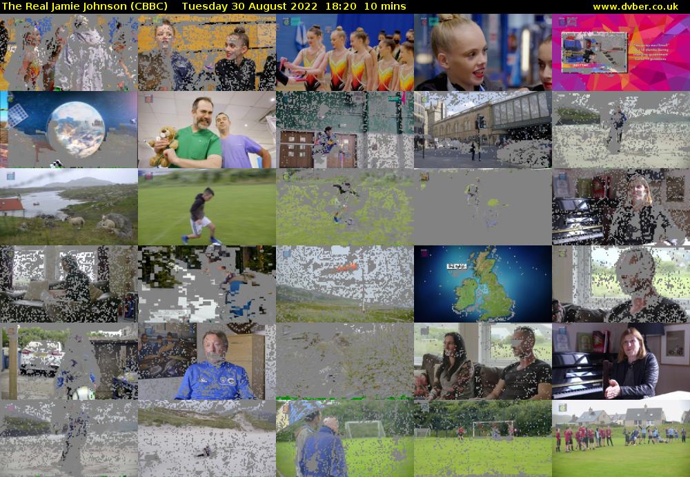 The Real Jamie Johnson (CBBC) Tuesday 30 August 2022 18:20 - 18:30