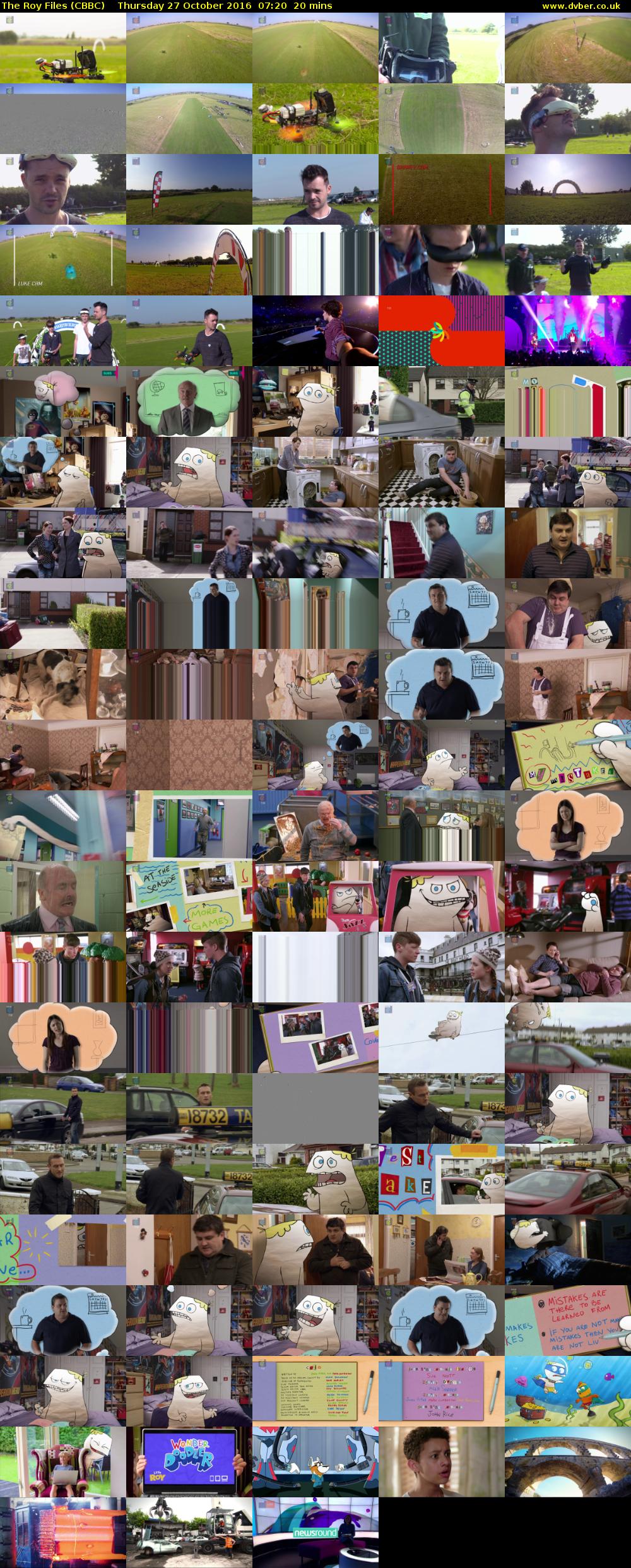 The Roy Files (CBBC) Thursday 27 October 2016 07:20 - 07:40