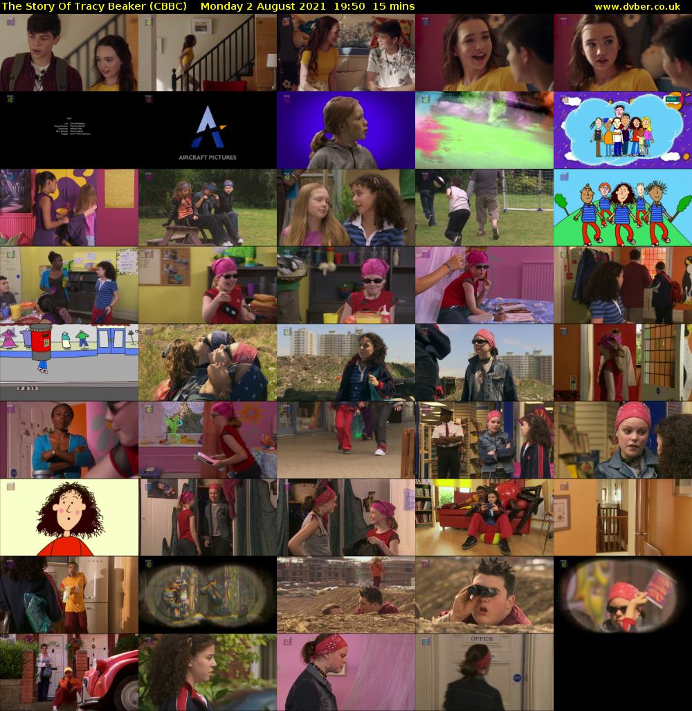 The Story Of Tracy Beaker (CBBC) Monday 2 August 2021 19:50 - 20:05