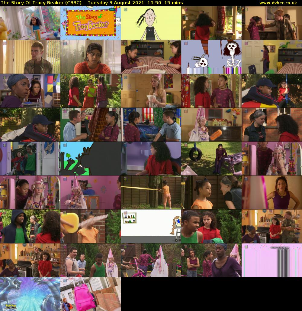 The Story Of Tracy Beaker (CBBC) Tuesday 3 August 2021 19:50 - 20:05
