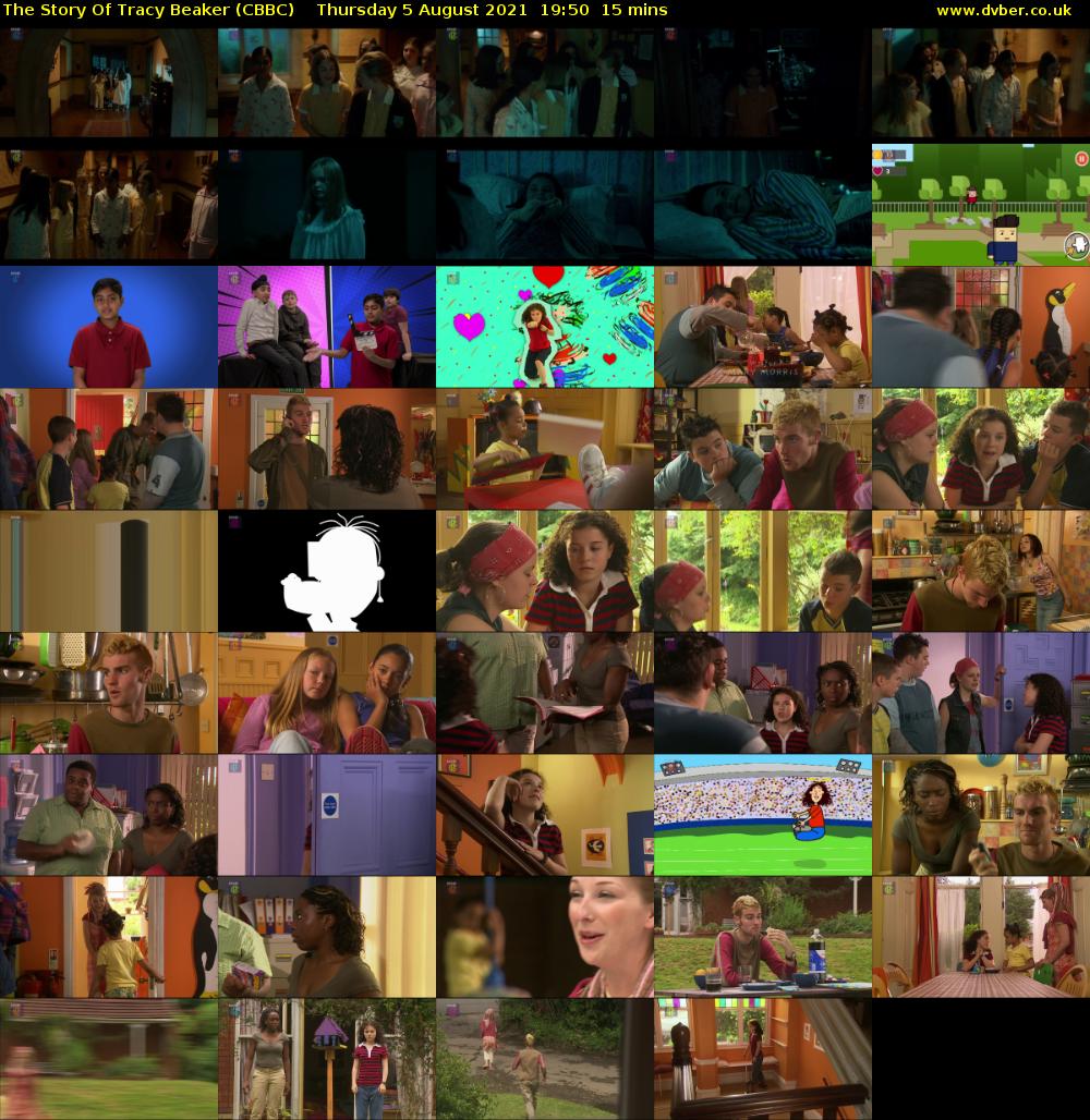 The Story Of Tracy Beaker (CBBC) Thursday 5 August 2021 19:50 - 20:05