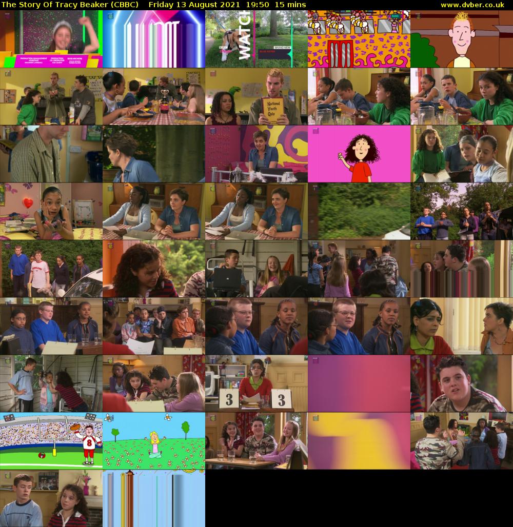 The Story Of Tracy Beaker (CBBC) Friday 13 August 2021 19:50 - 20:05