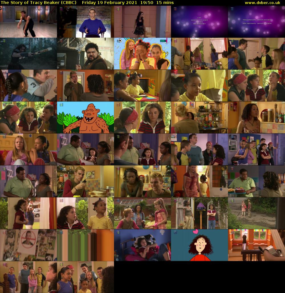 The Story of Tracy Beaker (CBBC) Friday 19 February 2021 19:50 - 20:05
