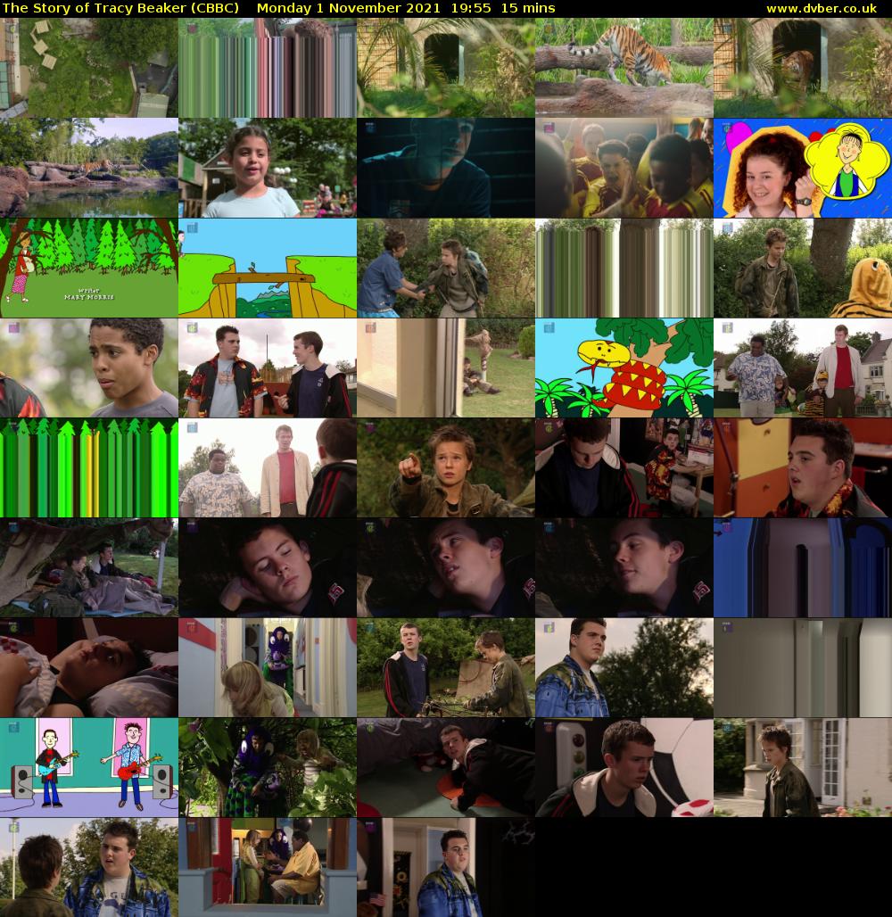 The Story of Tracy Beaker (CBBC) Monday 1 November 2021 19:55 - 20:10