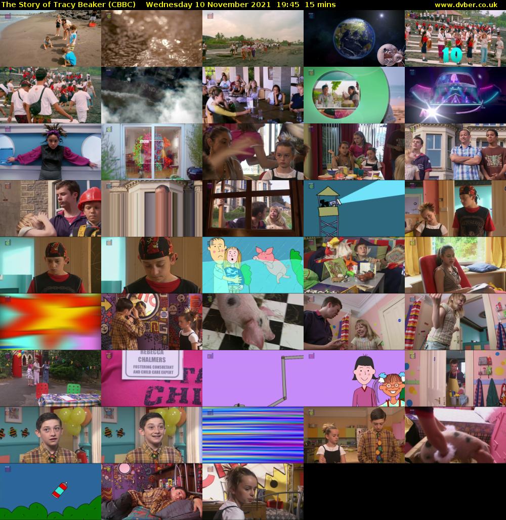The Story of Tracy Beaker (CBBC) Wednesday 10 November 2021 19:45 - 20:00