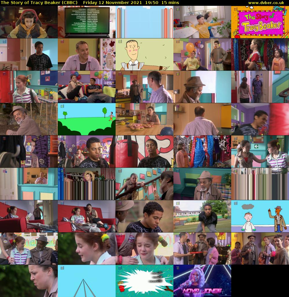 The Story of Tracy Beaker (CBBC) Friday 12 November 2021 19:50 - 20:05