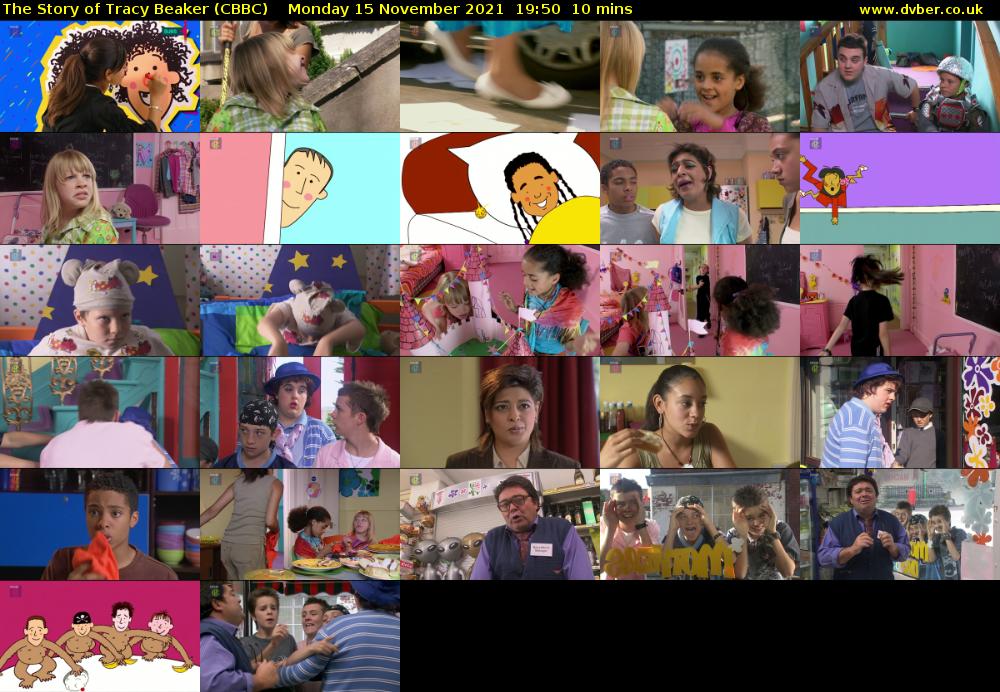 The Story of Tracy Beaker (CBBC) Monday 15 November 2021 19:50 - 20:00