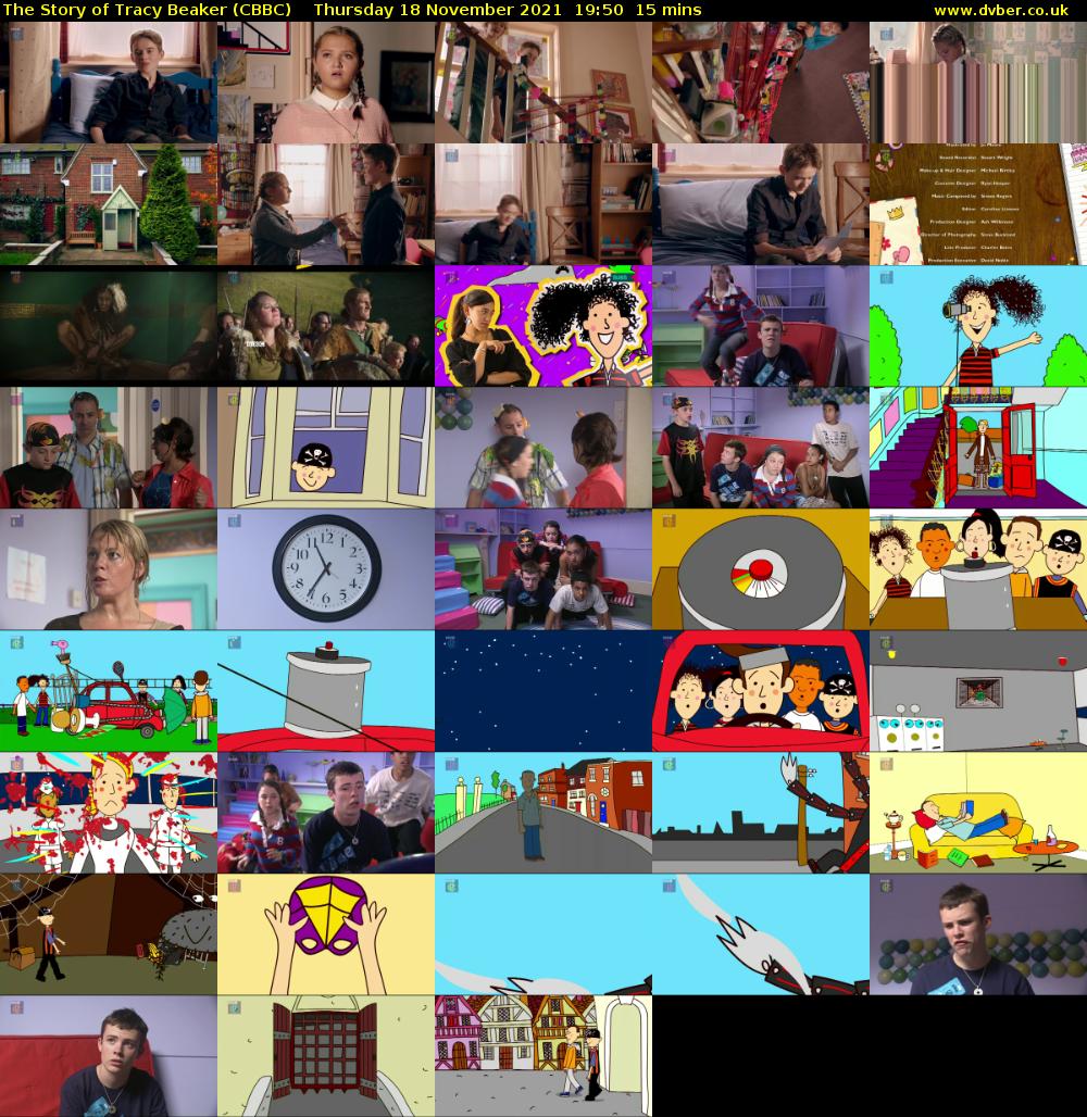 The Story of Tracy Beaker (CBBC) Thursday 18 November 2021 19:50 - 20:05