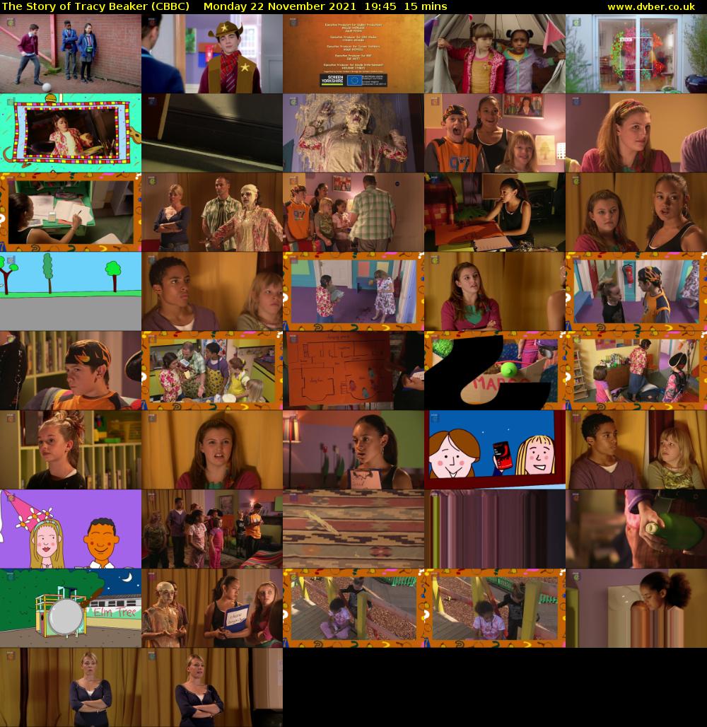 The Story of Tracy Beaker (CBBC) Monday 22 November 2021 19:45 - 20:00