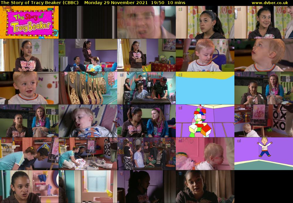 The Story of Tracy Beaker (CBBC) Monday 29 November 2021 19:50 - 20:00
