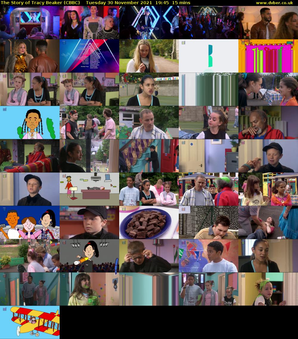 The Story of Tracy Beaker (CBBC) Tuesday 30 November 2021 19:45 - 20:00